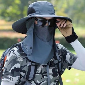 탈부착등산모자 방수등산모자 듀얼 정글모 선쉐이드 차양막 대두