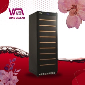 [VINOCAVE] 비노케이브 와인셀러 VINO Crystal 200 SRT-168S. 컴프레셔 와인셀러 최대 210병 보관 가능