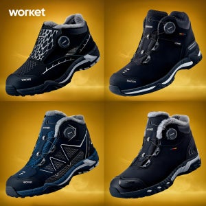워킷 안전화 경량 방한 털 작업화 발편한 방수 방한화