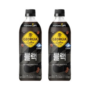 (여름한정SIZE UP) 조지아 블랙 PET 600ml 24개