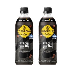 (시즌한정 SIZE UP) 조지아 블랙 PET 600ml 24개