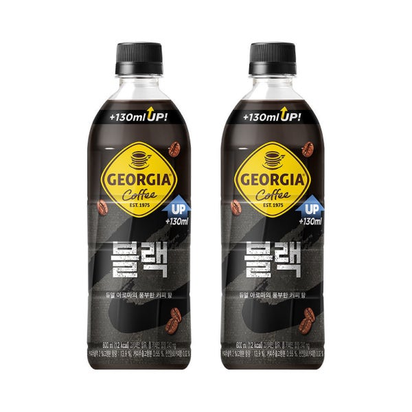 조지아 블랙 PET 600ml 24개
