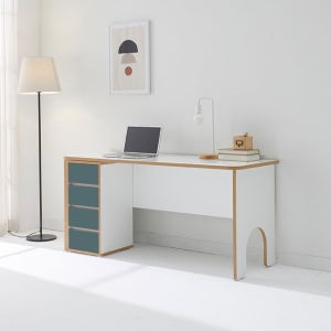 국산 1600책상+4단 서랍장 3colors