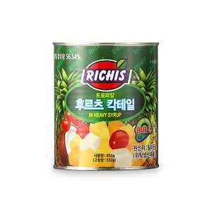 동서 리치스후르츠칵테일 850g 빙수재료
