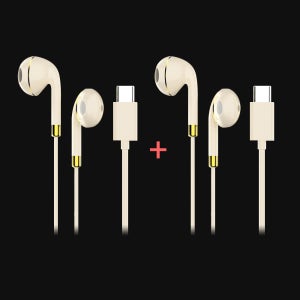 SE-12 14mm 대구경 고음질 디지털 C타입 이어폰 번들 2개 1세트