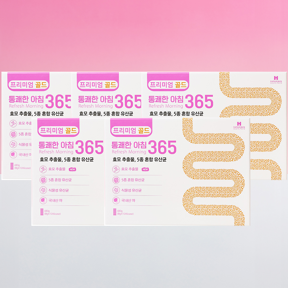 [본품 5박스] 통쾌한 아침 365 차전자피 차전차피 차전자 300포, 1개