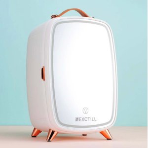 엑틸 뷰티냉장고 LED 무드등 거울 6L 화장품냉장고 저소음 가정용