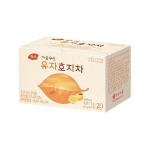 동서식품 마음 우린 유자호지차 20T