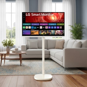 LG 스마트TV 이동형 티비 이동형스탠드 80cm(32인치), 4K, 큐브스탠드