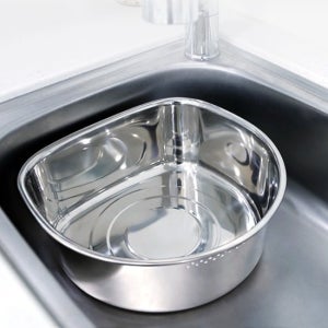 스텐설거지통 D형 바닥 미끄럼방지 물빠짐 세척통