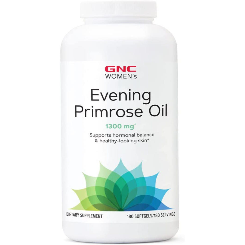 GNC 우먼스 달맞이꽃 종자유 <b>이브닝 프림로즈 오일 1300mg</b> 180정 소프트젤