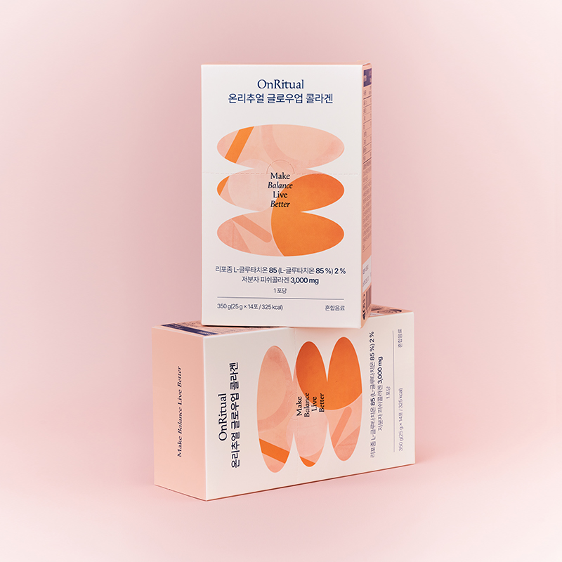 온리추얼 마시는 저분자 콜라겐 리포좀 글루타치온 글로우업 콜라겐 14포, 2개