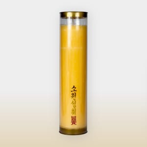 엘캔들x보리심양초 식물성 팜통초 골드 750g, 20개