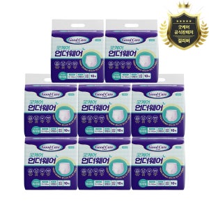 굿케어 언더웨어 입는 팬티형 성인기저귀 특대형 8팩(80매)