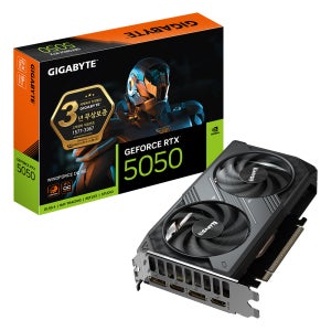 GIGABYTE RTX5050 WINDFORCE OC D6 8GB NVIDIA 지포스그래픽카드 AI