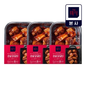 더미식 순살닭갈비 트레이요리 200g X 3개