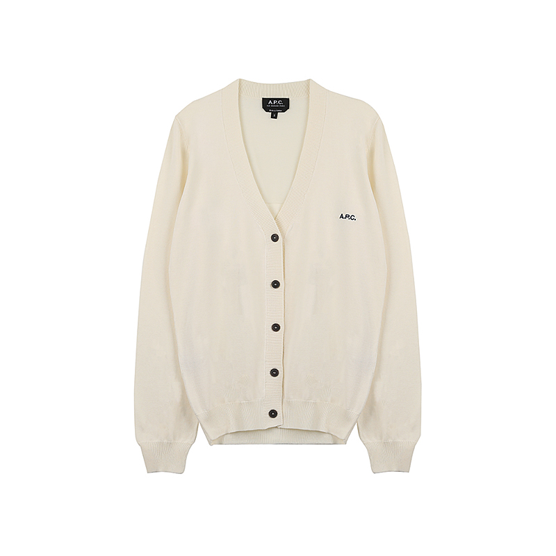 APC 아페쎄 가디건 Bee 에크루 COEZJ F22249 AAD