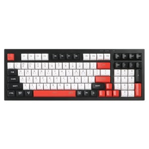 지클릭커 WK50 98KEY 유선 무선 블루투스 키보드 RC1 포커, 멤브레인