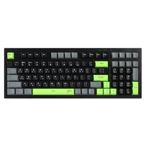 지클릭커 WK50 98KEY 유선 무선 블루투스 키보드 RC2 포커그린, 멤브레인