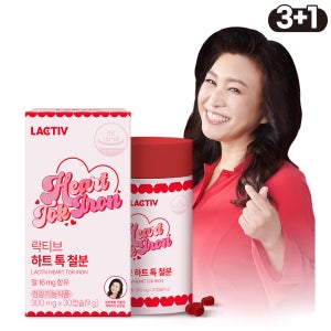 [4개월분] 락티브 하트 톡 철분 30캡슐, 4개
