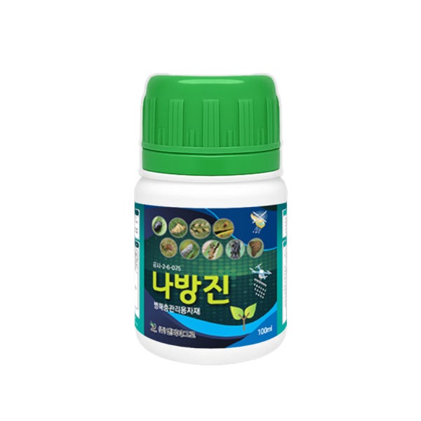 나방진 100ml 고추 진딧물 응애 노린재 담배나방 배추 청벌레-피자마오일 친환경 살충제
