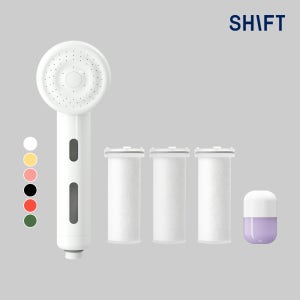 시프트 아로마 캡슐샤워기 클린업세트 (샤워기[컬러6종택1] + 필터3개 + 캡슐1개)