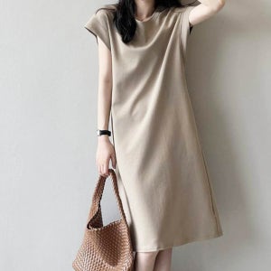 여름원피스 여자 플라잉 슬리브 루즈핏 데일리룩 오피스 하객룩
