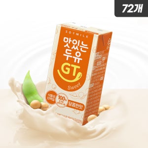 맛있는두유 GT 달콤한맛, 190ml, 72개