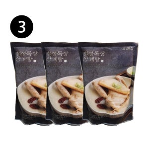설성목장 삼계탕 1.2kg 여름보양식 영양식 3팩
