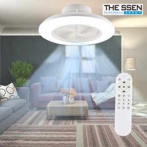더쎈 LED 스윙 서큘레이터 600 서큐라이트 360도 조명 실링팬 디밍 3단 색온도 변환