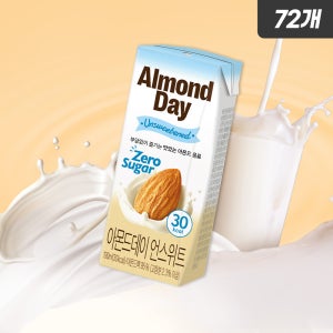 아몬드데이 언스위트, 190ml, 72개