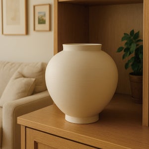 무광 백자달항아리 풍수인테리어 집들이 개업 의미있는선물 미니,중형,대형 19cm