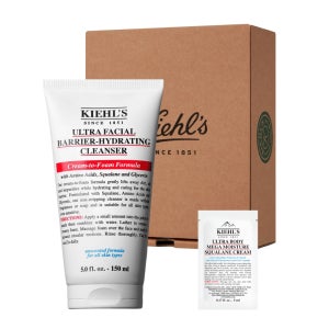 [설세일] 키엘 NEW 울트라 훼이셜 베리어 클렌저 150ml 세트(+바디크림 체험용 샘플 증정)