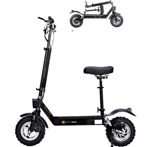 전동 킥보드 출퇴근용 대형휠 1200W 타이어 100-120km