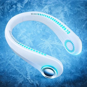 넥선풍기 냉각 쿨링 휴대용 목걸이 미니 에어컨 목에거는 넥밴드 넥풍기 목풍기