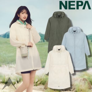 네파 안유진 바람막이 방풍 자켓 긴기장 기능성 등산복 여성 바람막이