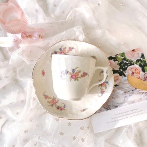 로젠탈 상수시 에델 빈티지 에스프레소잔 커피잔세트 앤틱찻잔