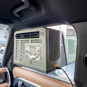 차량 무시동 에어컨 창문형 차박 자동차 화물차 선반 직류 24V 표준형