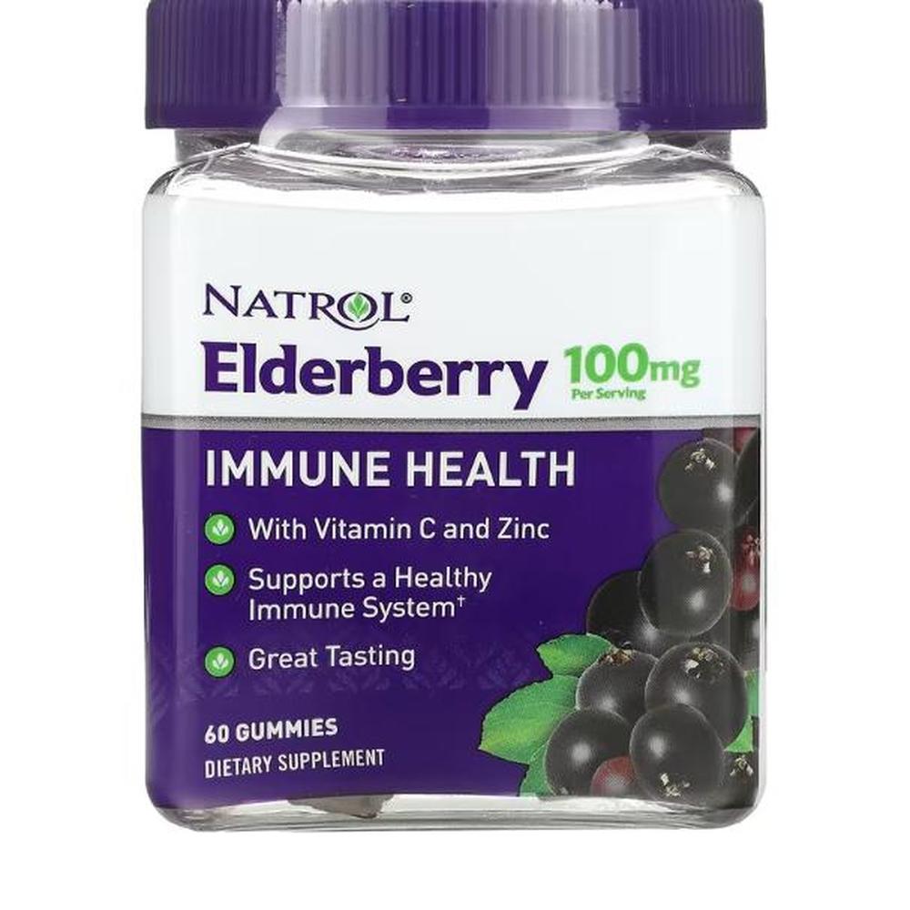 나트롤 <b>엘더베리 이뮨 헬스 50mg</b> 구미젤리 60개