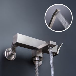 하츠바스 샤워수전 무광 니켈 스텐 욕실 욕조수전 SBFC-242