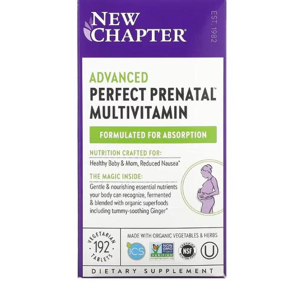 뉴쳅터 <b>어드밴스드 퍼펙트 프리네이탈 멀티비타민</b> 식물성 192정