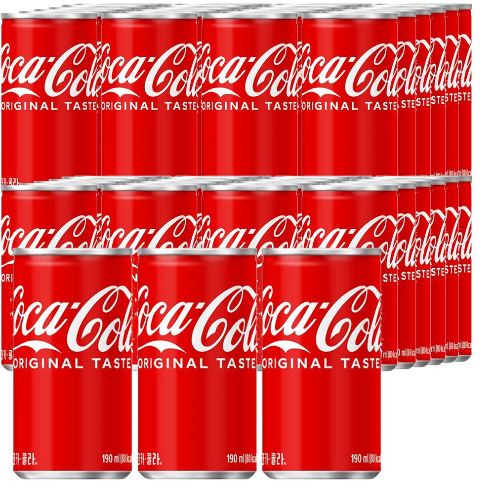 코카콜라 콜라 190ml x 60개 캔 여름철 냉장고 필수템