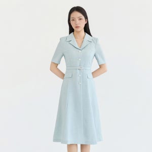 [케네스레이디]조닝 벨티드 원피스 EVOPPF9800
