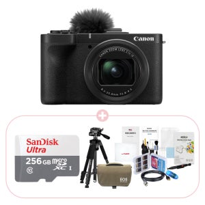 캐논 PowerShot V1 브이로그 카메라 256GB 고급11종패키지/SMJ