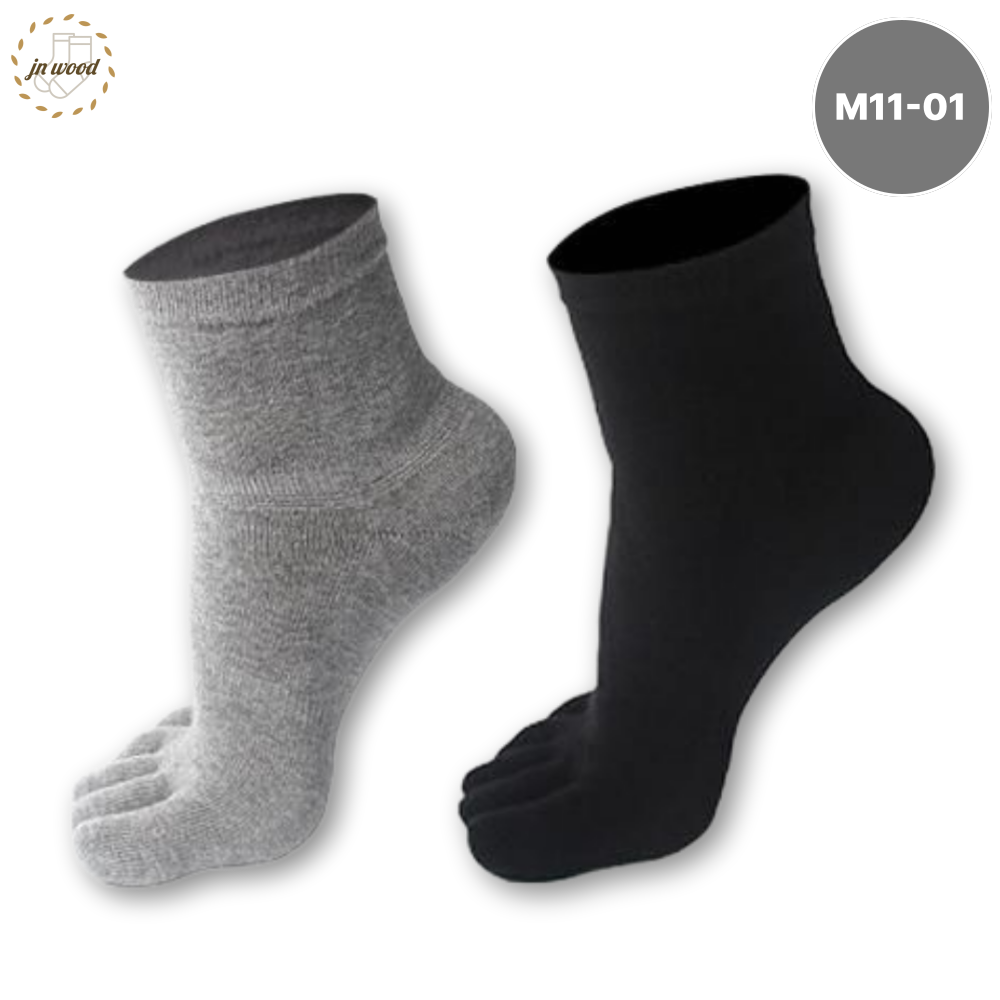 남자 신사 순면 중목 발가락 양말 M11-01 면100 1켤레