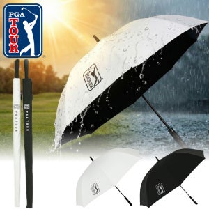 PGA TOUR 골프암막우산 자동 장우산 UV 자외선차단 기념품