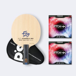 버터플라이 탁구라켓 판젠동 ALC + MX-K FL 러버부착조합