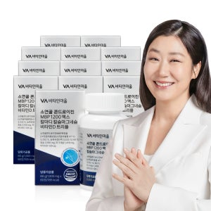 [12개월분] 비타민마을 소연골 콘드로이친 MBP 1200 맥스 칼마디 칼슘마그네슘비타민D 트리플 60정, 12개