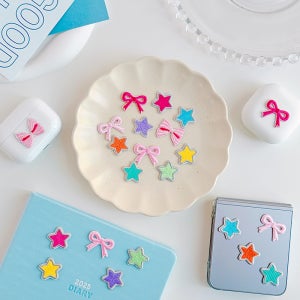 리빙키 와펜 패치 세트 열접착 별 11종 [G-01]