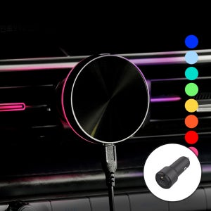 [단독]불스원 사운드리액션 차량용 핸드폰 맥세이프 거치대 휴대폰충전 무선 자석거치대 qi2